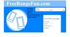 Desktop Screenshot of freerangefun.com